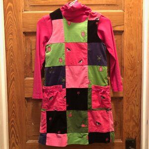 Lilly Pulitzer Corduroy Jumper and Turtleneck